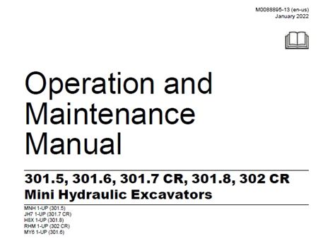 cat 301.7 manual